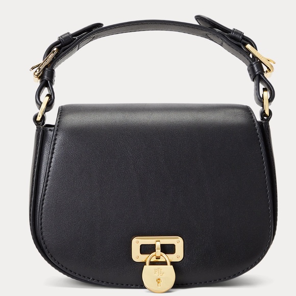 Ralph Lauren Leather Medium Tanner Crossbody Bag NWT with Dustbag - Picture 1 of 13